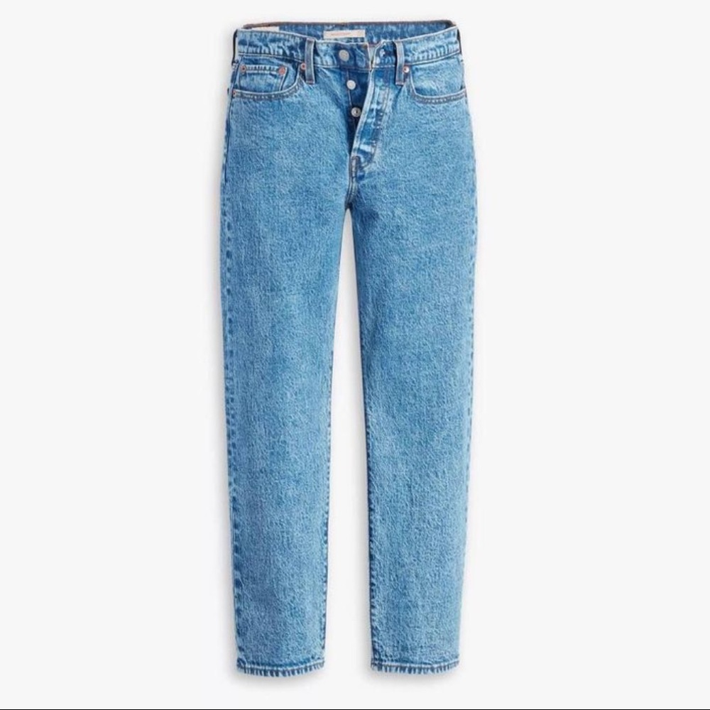 Levis Wedgie Straight High Rise - Vintage Wash EUC!